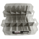 Ver imagem 2 de Maleta Organizadora Multiuso Modular Gde 20 Div Transparente