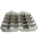 Ver imagem 3 de Maleta Organizadora Multiuso Modular Gde 20 Div Transparente