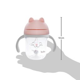 COPO CANUDO E TAMPA VÁLVULA ANTI AR BUBA 12M+ Rosa - 4