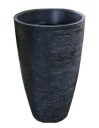 Ver imagem 4 de Kit 4 Vaso Planta 65x40 Oval Moderno Polietileno BGPLASTICOS PRETO 002