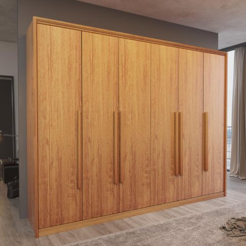 Guarda-roupa Casal 6 Portas e 6 Gavetas Rivoli Bom Pastor
