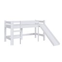 Ver imagem 3 de Cama Infantil Elevada com Escorregador Branco