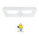 Ver mais imagens de Nicho Duplo Organizador Mdf Sala Banheiro Escritório Quarto - Branco