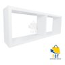 Nicho Duplo Organizador Mdf Sala Banheiro Escritório Quarto - Branco - 6