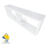 Nicho Duplo Organizador Mdf Sala Banheiro Escritório Quarto - Branco - 7