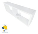 Ver imagem 7 de Nicho Duplo Organizador Mdf Sala Banheiro Escritório Quarto - Branco