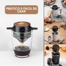 Filtro Café Chá Mini Coador Malha Aço Inox Portátil Reutilizável Drip Coffee - 2