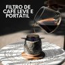 Filtro Café Chá Mini Coador Malha Aço Inox Portátil Reutilizável Drip Coffee - 5