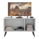 Ver imagem 3 de Rack Tv até 32 Polegadas Retrô com Espelhos Mp1078 Branco Preto