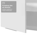 Ver imagem 3 de Armário Aéreo para Quarto 80 Cm 1 Porta Basculante Branco Neo Madesa