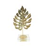 Folha Dourado Decorativa 15cm em Metal - 2