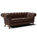 Ver imagem 1 de Sofá 3 Lugares Para Sala de Estar Império 210 cm D02 Corano Marrom C-34 - Lyam Decor