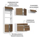 Ver imagem 5 de Armário de Cozinha Completa 270cm Branco/Rustic Glamy Madesa 15