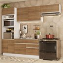 Ver imagem 1 de Armário de Cozinha Completa 270cm Branco/Rustic Glamy Madesa 15