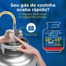 Regulador Registro de Gás Blindado com Monômetro Vazão 1kg/h + Mangueira 1,2m com Abraçadeiras | Ali - 5