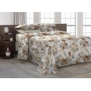 Ver imagem 1 de Cobre Leito Casal Padrão Com Fronhas Piquet Algodão 3 Peças