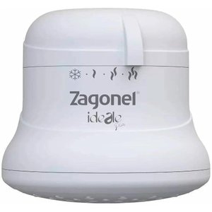 Ducha Ideale Plus 4 Temperatura 5500w 127v Branco Zagonel
