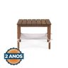 Mesa Lateral Madeira Maciça com Espaço Pet Jardim Gurupi CabeCasa MadeiraOriginals - 7
