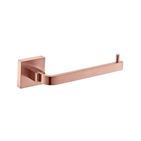 Porta Papel Higiênico - Quadrado Em Latão Rose Gold Fosco HB-A012RF Harmony Porta Papel Higiênico Qu