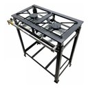 Ver imagem 1 de Fogão Industrial 2 Bocas Standard Alta Pressão Grelhas Aço 30x30 MR Fogões