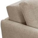 Ver imagem 2 de Sofá Cama Retrátil para Sala de Estar 3 Lugares 242cm Galileu F04 Linho Cru - Lyam Decor