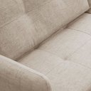 Ver imagem 6 de Sofá Cama Retrátil para Sala de Estar 3 Lugares 242cm Galileu F04 Linho Cru - Lyam Decor