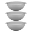 Ver imagem 1 de Kit 3 Bowls Tigela Alimentos Multiuso Inox Grande 26cm