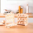 Ver mais imagens de Porta Ovos Dobrável Organizador Geladeira 24 Ovos 3 Andares