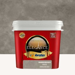 Efeito Cimento Queimado 4,2kg Elegance Ibratin - Prata Envelhecido - 1 Efeito Cimento Queimado 4,2kg Elegance Ibratin - Prata Envelhecido - 1