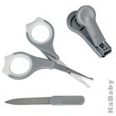 Ver imagem 5 de Kit Manicure Infantil Bebê Com Estojo Cortador de Unha Tesoura Lixa A Partir do Nascimento Premium