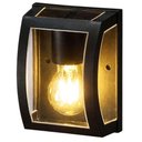 Ver imagem 4 de Kit 4 Arandelas Oval Interna Externa Transparente Preto 20W E27 Dital Luminárias