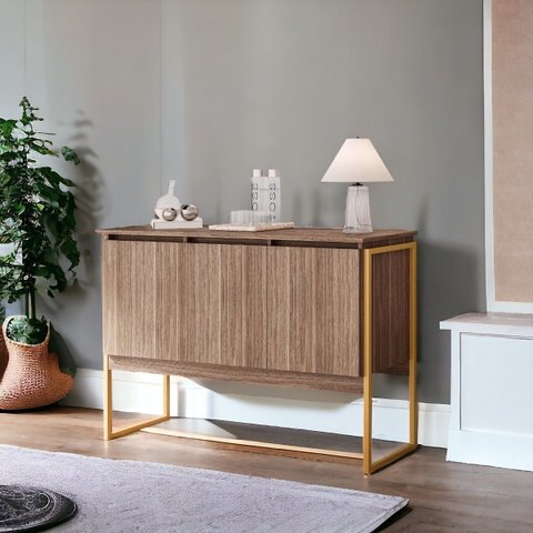 Buffet 3 Portas Industrial Italia - Affara Dourado