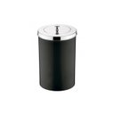 Ver imagem 1 de Lixeira com Tampa 8 Litros - Preto/Cromado Future