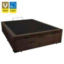 Ver imagem 6 de Cama Box Baú Viúva Sereneprime Suede Marrom 44x128x188