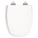 Ver imagem 1 de Assento Sanitario Poliester Antibacteriano com Amortecedor Monte Carlo Branco para Vaso Deca