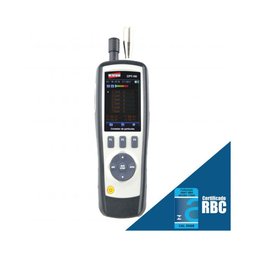 Contador Partículas Medição Temperatura Umidade Usb 6 Canais Cartão Sd Alarme Cpt-100 Com Certificad - 2