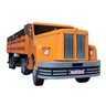 Carreta Scania 111 Truck Jacaré Graneleiro Madeira Miniatura - 2