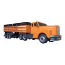 Ver imagem 1 de Carreta Scania 111 Truck Jacaré Graneleiro Madeira Miniatura