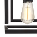 Ver imagem 6 de Kit 3 Pendente Infinity Poptem Cubo Aluminio Preto Luminária Lustre 20cm Sala