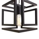 Ver imagem 7 de Kit 3 Pendente Infinity Poptem Cubo Aluminio Preto Luminária Lustre 20cm Sala