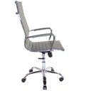 Ver imagem 3 de Cadeira Presidente Charles Eames Esteirinha Couro Pu 11P:Cinza