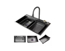 Ver imagem 1 de Cuba Gourmet Torneira Cascata Aço Inox Black Next