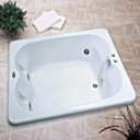 Ver imagem 1 de Banheira Hidromassagem Jacuzzi Cetra 1,40m x 1,20m x 45cm - 06 Jatos P1