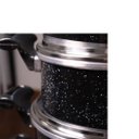 Ver imagem 3 de Kit 5 Panelas com Tampa de Vidro Alumínio Grosso - Preto