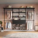 Ver imagem 1 de Closet Aberto Modulado para Casal 285cm Eminence Preto