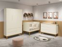 Ver imagem 1 de Quarto De Bebê Completo Berço Guarda Roupa e Cômoda - Classic New
