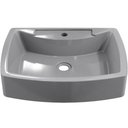 Ver imagem 6 de Kit 02 Cubas de Apoio Retangular Para Banheiro Lavabo C01 RT50 Cinza - Lyam Decor