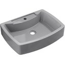 Ver imagem 2 de Kit 02 Cubas de Apoio Retangular Para Banheiro Lavabo C01 RT50 Cinza - Lyam Decor