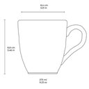 Ver imagem 2 de Caneca Bruma Stoneware 273ml Porto Brasil Xícara de Chá Café Latte Buffet Manhã