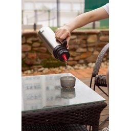 Garrafa Térmica Fit com Alça 1 Litro Inox Mor - 6